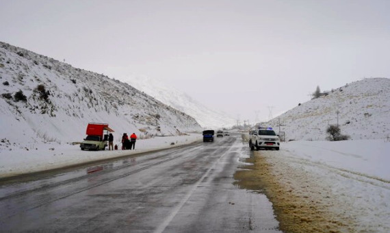 جادۀ کرمان به سمت سیرجان و سیرچ مسدود شد