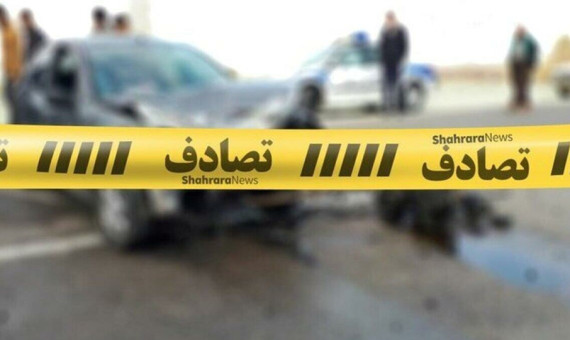 مرگ دلخراش دایی و خواهرزاده در صحنۀ تصادف 
