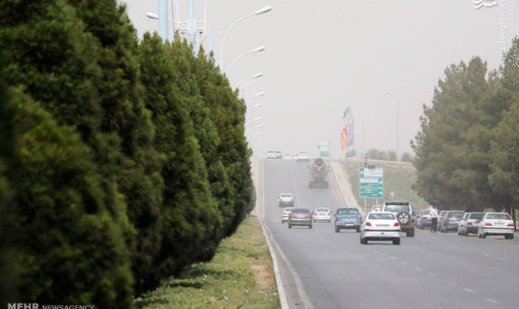 تداوم حضور ریزگردها در آسمان برخی مناطق کرمان تا پایان هفته