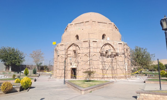  مرمت گنبدجبلیه با تأیید شورای فنی در حال انجام است