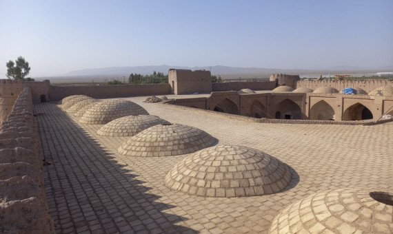 مرمت کاروانسرای کبوترخان رفسنجان انجام شد