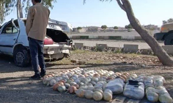 ناکامي در انتقال ۱۷۳ کيلو ترياک از حوزه جنوب