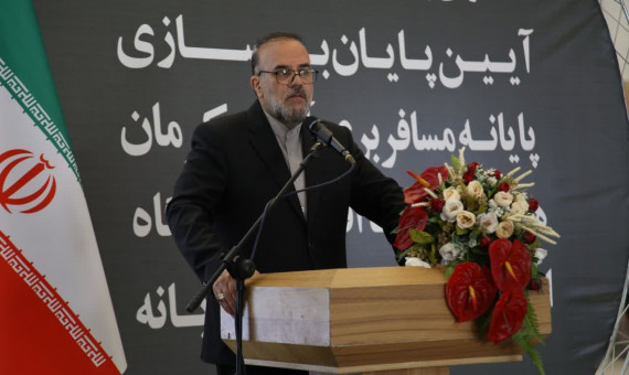 آئین پایان بهسازی پایانه مسافربری آدینه کرمان