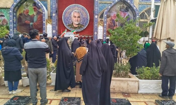 ایجاد رواق در گلزار شهدای کرمان با اجرای طرح جامع