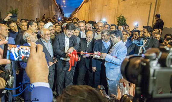 افتتاح بزرگ‌ترين تونل شهري جنوب‌شرق