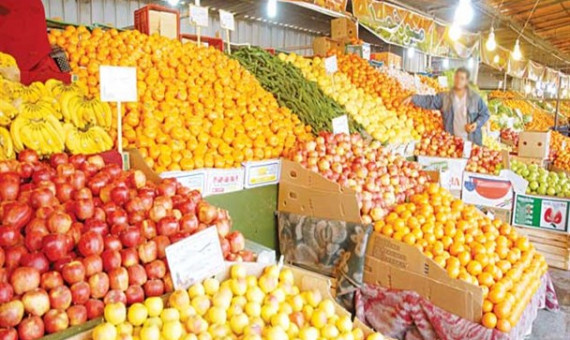 کاهش قدرت خرید میوه در کرمان