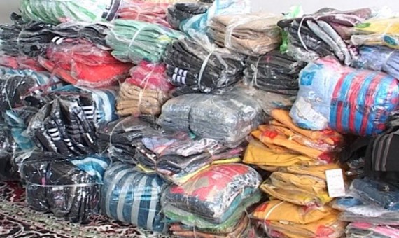 كشف 400 ميليون ريال پوشاک قاچاق در شهرستان انار