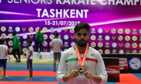 کاراته‌کا کرمانی قهرمان آسیا شد