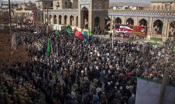 مراسم بزرگداشت حماسۀ 9 دی در کرمان برگزار شد