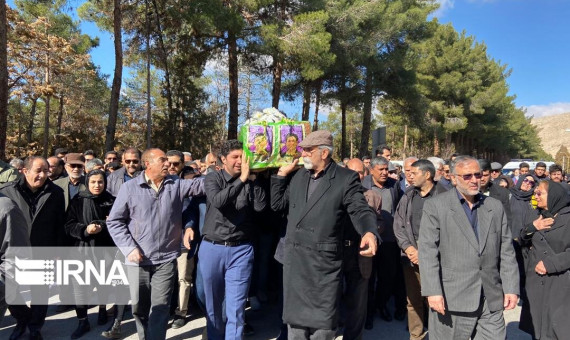 پیکر امیرحسین قاسمی در کرمان به خاک سپرده شد