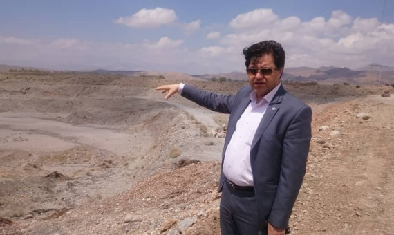 بند خاکی ده‌بالا توسط شهرداری ایمن‌سازی شد